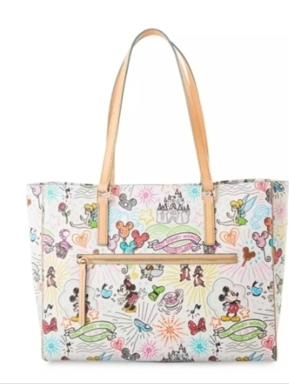 Disney x Dooney & Bourke Cream Disney Parks Character Tote